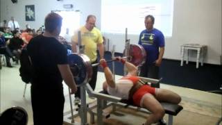 Andy Rigby 220Kg British Record Bench Press at 1043Kg [upl. by Ydnis782]