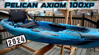 Best NEW Fishing Kayak Pre Rigged Pelican Axiom 100xp From Costco [upl. by Madelin361]