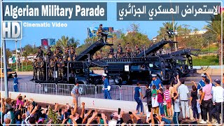 كواليس الاستعراض العسكري الجزائر Algerian military parade  Défilé militaire Alger Cinematic Video [upl. by Nerat]