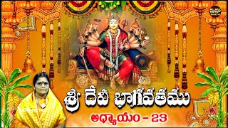 Devi Bhagavatham in Telugu  దేవి భాగవతం అధ్యాయం  23  Padmajanandha  mahabhakthi [upl. by Ayekan]