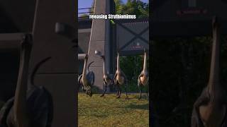 Releasing Struthiomimus Dinosaur🦖 amazing spices jurassicworldevolution2 dinosaur gameplay wwe [upl. by Folsom]