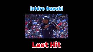 Ichiro Suzuki first and last hit fypage baseball mlb ichirosuzuki [upl. by Narruc741]