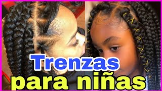 ✅ PEINADOS para NIÑAS de cabello afro ❤❤ trenzasafricanas peinadosfaciles peinados niñas [upl. by Laubin797]