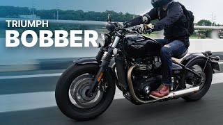 2021 Triumph Bonneville Bobber Black Review  Beyond the Ride [upl. by Dogs623]