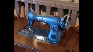 Putting my Vintage Sewing Machine into the Cabinet [upl. by Ssor]