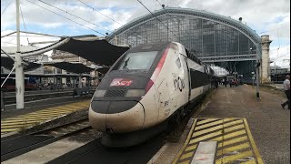 TGV inOui 2N2 Océane ParisMontparnasse  BordeauxSaintJean [upl. by Trella]