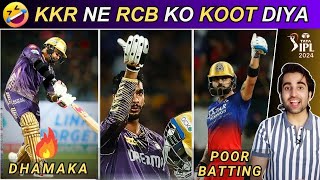 KKR Ne Koot Diya RCB ko  Sunil Narine  Venkatesh Iyer  Virat Kohli Batting  Five Sportz [upl. by Araht]