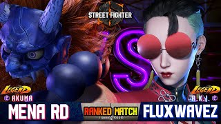 SF6🔥 MenaRD AKUMA Vs FluxWaveZ AKI 1Rank🔥Best Custom Room Match🔥SF6 DLC Replays🔥 [upl. by Edette476]