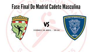 Fase Final De Madrid Cadete Masculina viernes 28 abril [upl. by Ierdna]