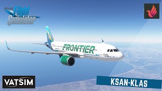 Microsoft Flight Simulator 2020  San Diego KSAN  KLAS Las Vegas  iniBuilds A320neo V2 Vatsim [upl. by Bigner]