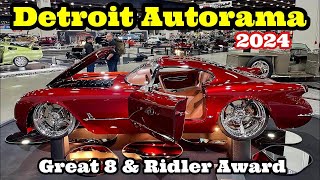 DETROIT AUTORAMA 2024  Over 2 hours of Amazing Hot Rods Customs Lowriders amp Motorcycles  Part 1 [upl. by Llehcim]