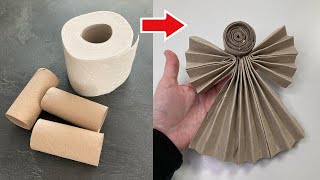 Engel  Weihnachten  Basteln  Toilettenpapier  DIY  Klopapier  Angel  Christmas  Toilet paper [upl. by Shauna]