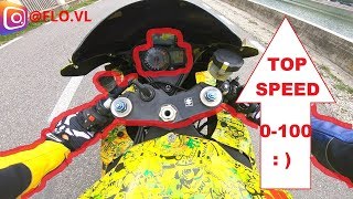 0100 SPEED TEST SUZUKI GSXR K7 1000 TOP SPEED 1quotST GEAR [upl. by Romeyn133]