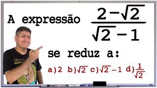 2  √2√2 – 1   RACIONALIZAÇÃO DE DENOMINADORES  Prof Robson Liers  Mathematicamente [upl. by Dasa536]