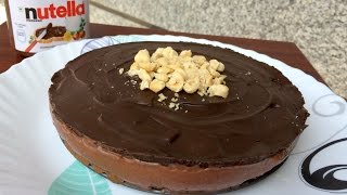 No Bake Nutella Cheesecake WITHOUT Cream Cheese  Kitchen Time with Neha [upl. by Neda372]