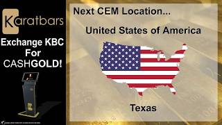 Karatbars Cash Exchange Machines Gold ATM North America With James Possible [upl. by Corrine]