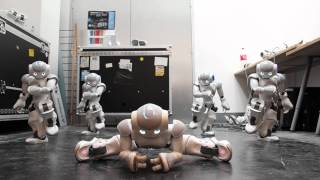 5 Nao robots dancing on Via Continum [upl. by Adamis196]