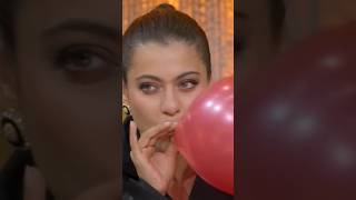 HELIUM BALLOON CHALLENGE ft Kajol kritiKapil Sharma shorts [upl. by Betteann]