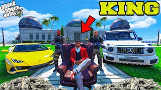 Franklin Become THE KING OF LOS SANTOS in GTA 5  SHINCHAN and CHOP [upl. by Gorlicki493]