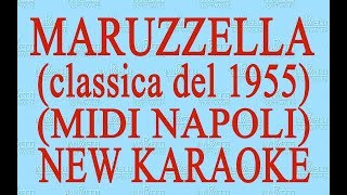 Maruzzella  midi Napoli  New Karaoke  Antologia della canzone napoletana [upl. by Nahtonoj]