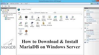 MariaDB Installation on Windows Server  Snipe IT asset management system open source [upl. by Christian529]