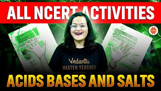 Acid Bases amp Salts  All Activities Solved in 1 Video  CBSE Class 10 Science Chemistry Chapter 2 [upl. by Eineg]