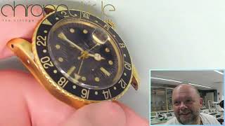 Rolex GMTMaster ref 1675  Uncut Live stream [upl. by Yrolg631]