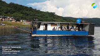 DIQUE LAS MADERAS  PESCA EN CATAMARAN Pejerrey [upl. by Eitsyrhc]