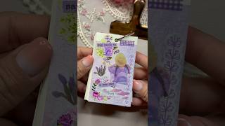 Purple 💜 shorts scrapbooking journaling asmr journal fypシ゚viral fypシ゚ fyp foryou [upl. by Enileqcaj]