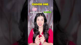 You Have To Choose Between 10 Crore Rupees Or Know Everything🤫 shorts youtubeshorts funny [upl. by Rambert]