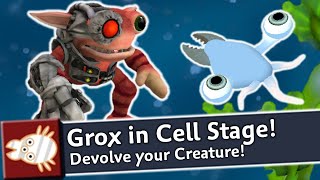 Playing as The Grox in Cell Stage Spore [upl. by Annaillil]