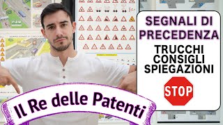 SEGNALI DI PRECEDENZA  IL RE DELLE PATENTI  PATENTE B  ESAME DI TEORIA [upl. by Salokin]