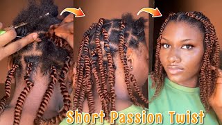 Short Passion Twist Tutorial EASY StepByStep  TWO METHODS [upl. by Rednas861]