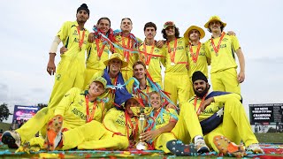 Australia lift the U19 World Cup trophy for the fourth time  U19 CWC 2024 [upl. by Aciretal]