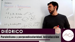 Diédrico Paralelismo y perpendicularidad Introducción [upl. by Norret]