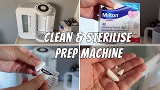 How to Clean amp Sterilise the Prep Machine 🧼  First Time Mum UK [upl. by Snahc235]