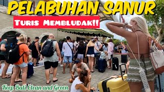 PELABUHAN SANUR BALI  SELALU DI PADATI TURIS [upl. by Nehtiek208]