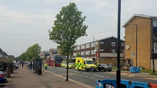 Accident In Bounces Road In Edmonton North London [upl. by Eissen]