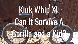 Kink Whip XL BMX Bike Review  240 Pounds on on a BMX [upl. by Miche]