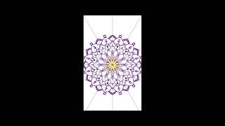 How to make Digital Mandala using Mandoo App [upl. by Tedie456]