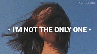 DUA LIPA IM NOT THE ONLY ONE LYRICS [upl. by Hnah]