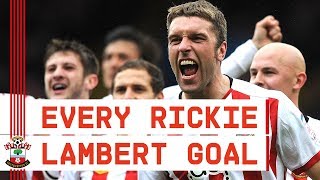 EVERY RICKIE LAMBERT GOAL Watch all 117 strikes for Saints [upl. by Nihahs]