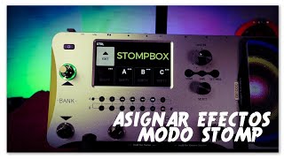 Mooer GE1000 LI  Asignar Efectos Modo Stomp [upl. by Reinhart]