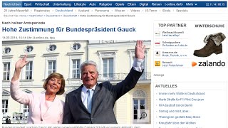 Kognitive Dissonanz  TOnlineUmfrage zu Joachim Gauck [upl. by Stafani]