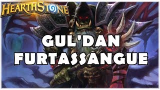 HEARTHSTONE  GULDAN FURTASSANGUE STANDARD DK CONTROL WARLOCK [upl. by Qifar]