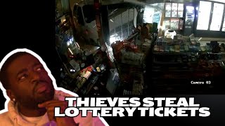 Thieves Use Truck to Crash into San Francisco Store For Lottery Tickets [upl. by Eliot]