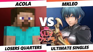 Umebura SP 11 TOP 8  Acola Steve Vs MkLeo Byleth Smash Ultimate  SSBU [upl. by Atikkin]