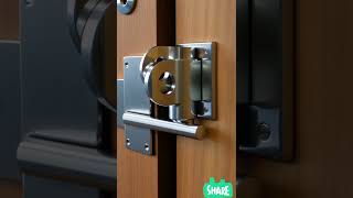 Automatic door lock lock door simpleideas diy newideas [upl. by Hgielac]