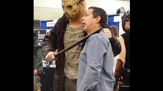 Quebec Comiccon 2016  Jason Voorhees Day 2 [upl. by Mack]