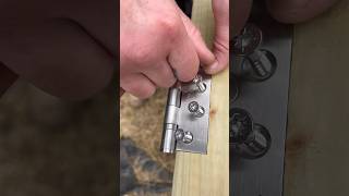 How To Install Door Hinges asmr shorts [upl. by Ykcin27]